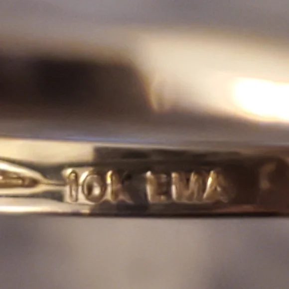 Checkerboard cut Neptune garden topaz/diamond ring - Picture 6 of 7